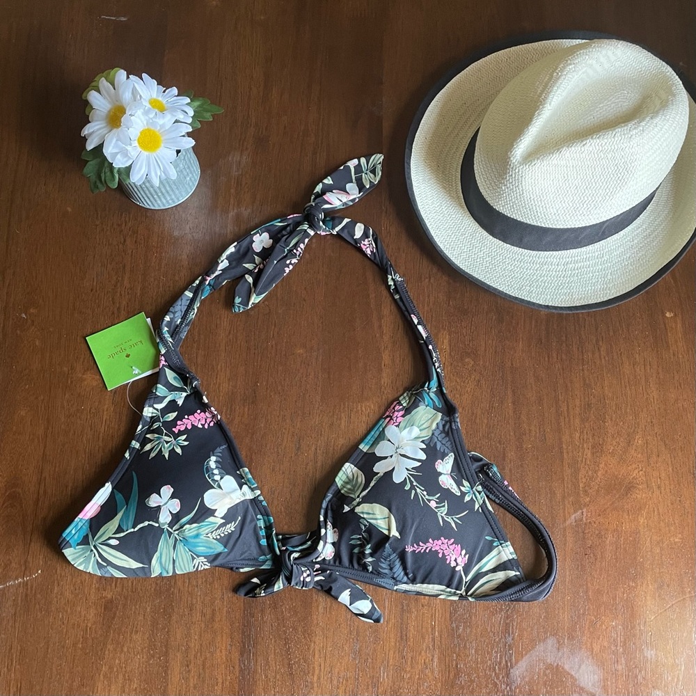 Kate Spade Playa Carmen Halter Bikini Top Medium
